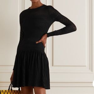 Paco Rabanne's pointelle-knitted mini dress